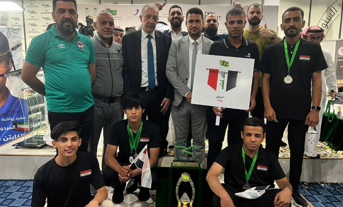 العراق يتوج بلقب بطولة العرب للبليارد والسنوكر
