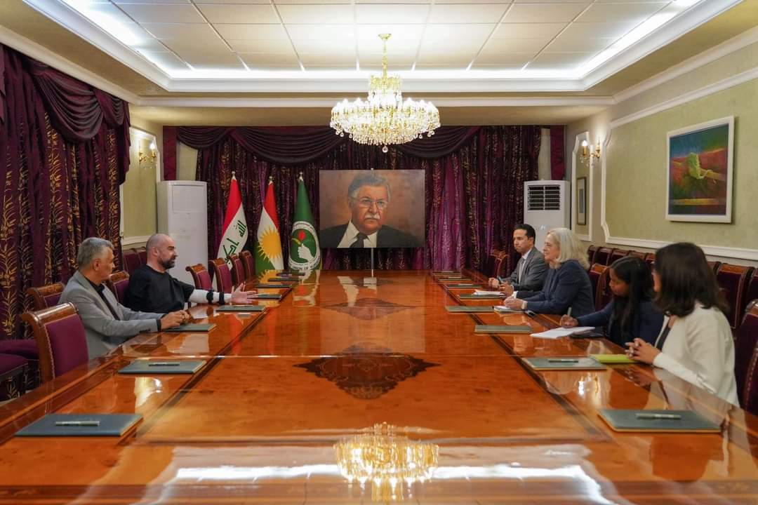 PUK's Talabani Meets with US Ambassador to Discuss Elections and Relations