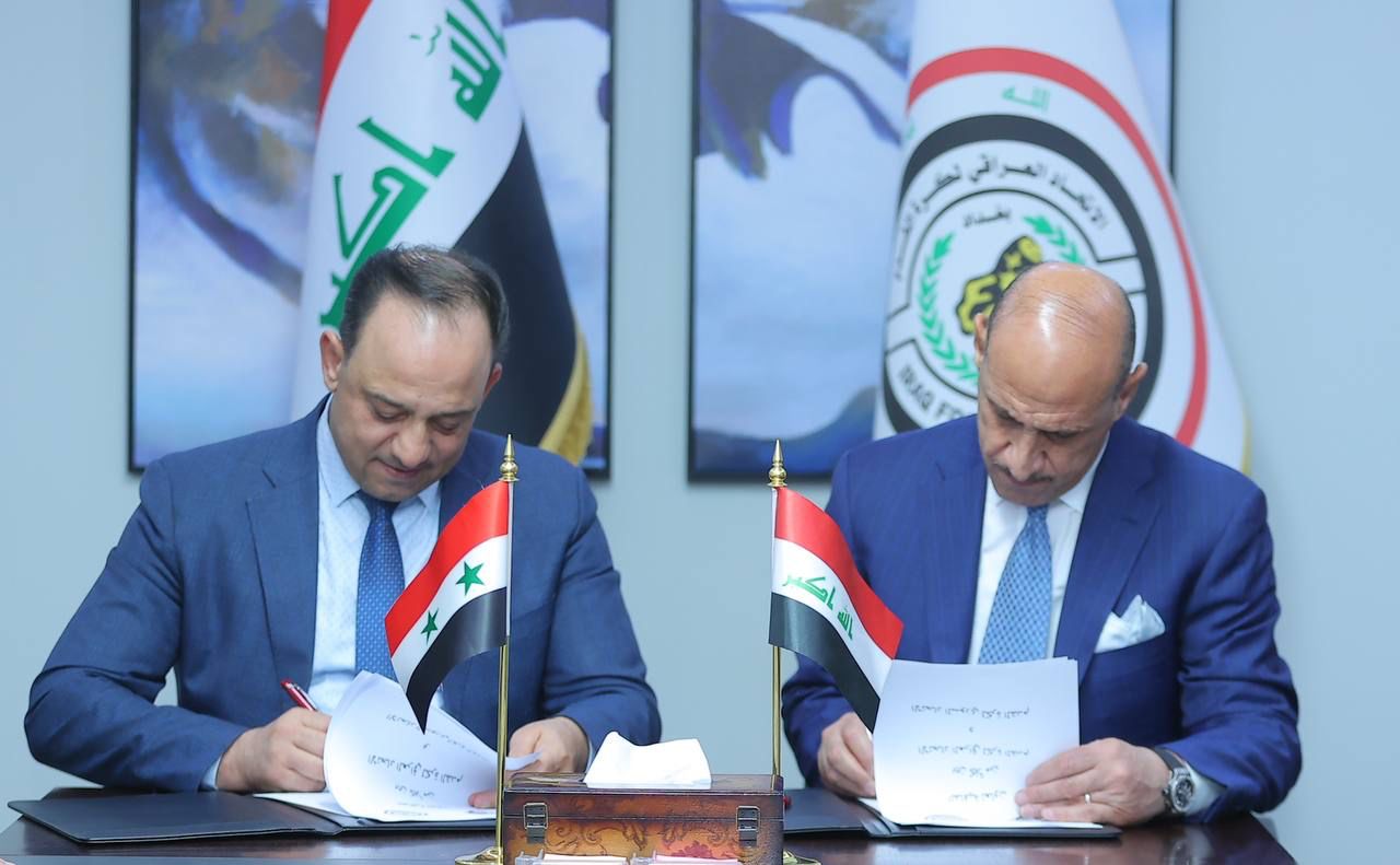 العراق وسوريا يبرمان اتفاق تعاون رياضي