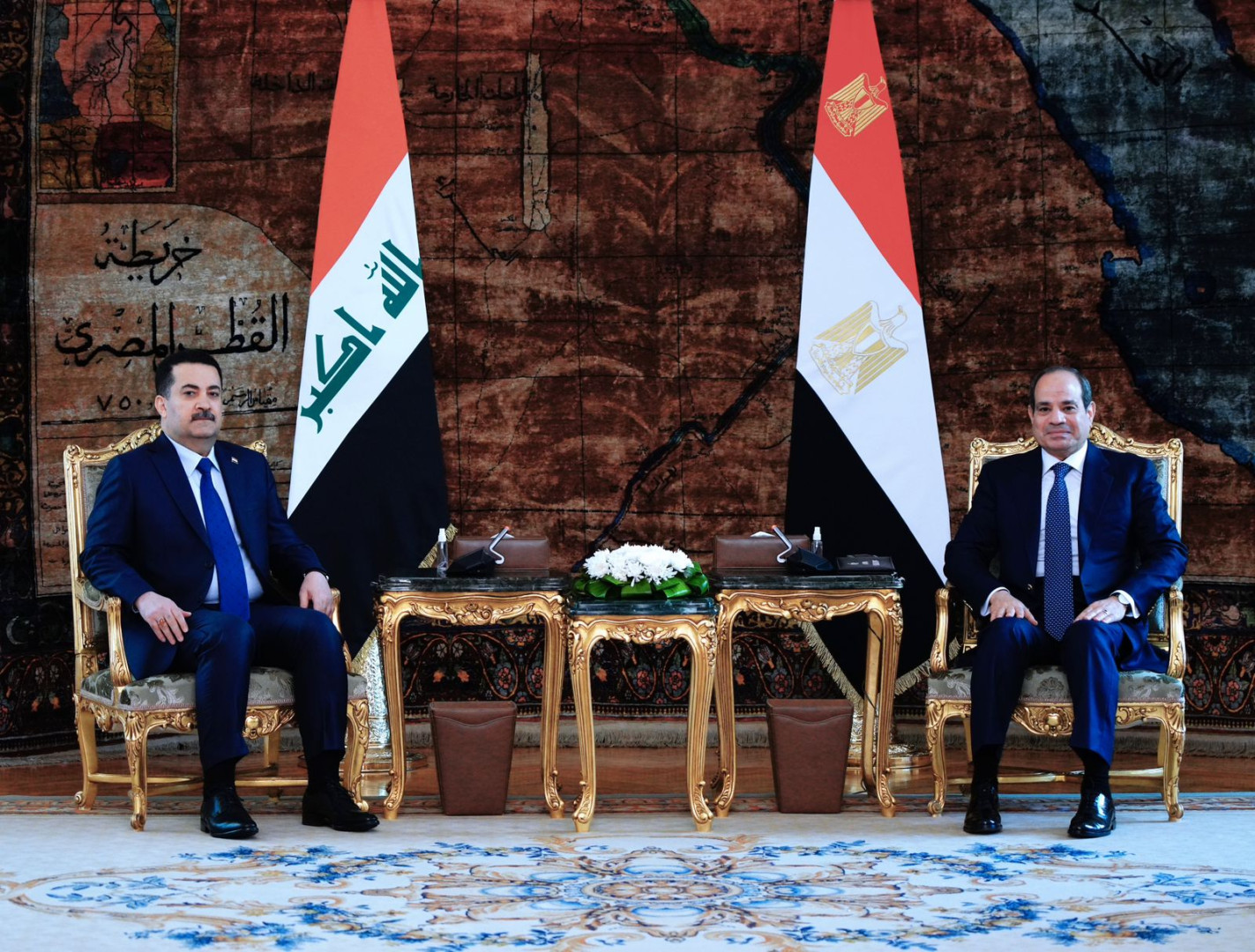 السيسي يبلغ السوداني رغبة مصر في "شراكة طويلة الامد" مع العراق
