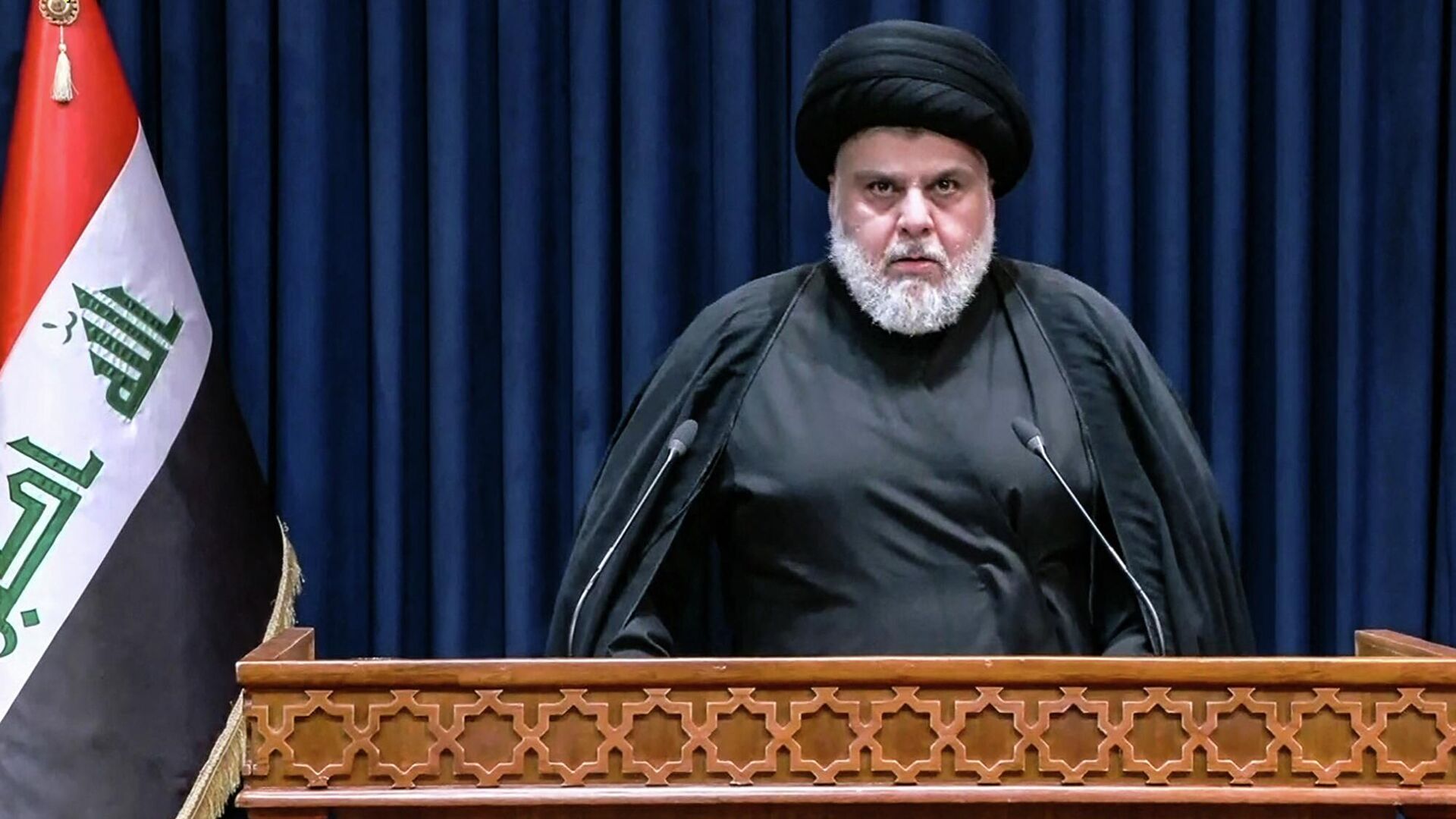 Al-Sadr condemns Americas declaration of a gay state and refuses to force or entice Iraq to engage in this outrage