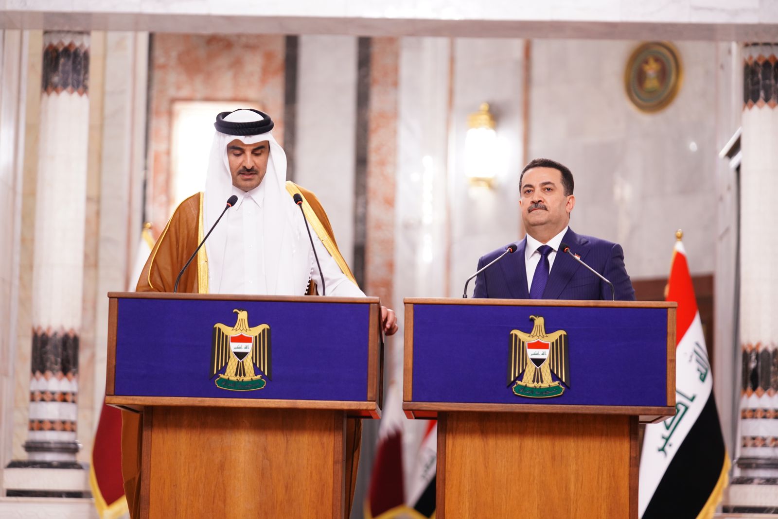 Qatar Declared as One of Iraq's Key Allies; Emir Affirms Iraq's Regional Importance