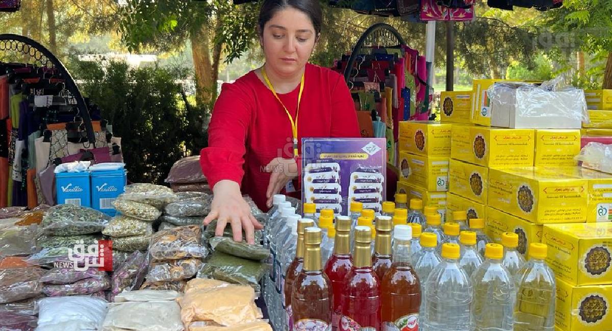 "طعام وأعمال يدوية".. مهرجان صيفي وسط أربيل لدعم مشاريع النساء (صور)