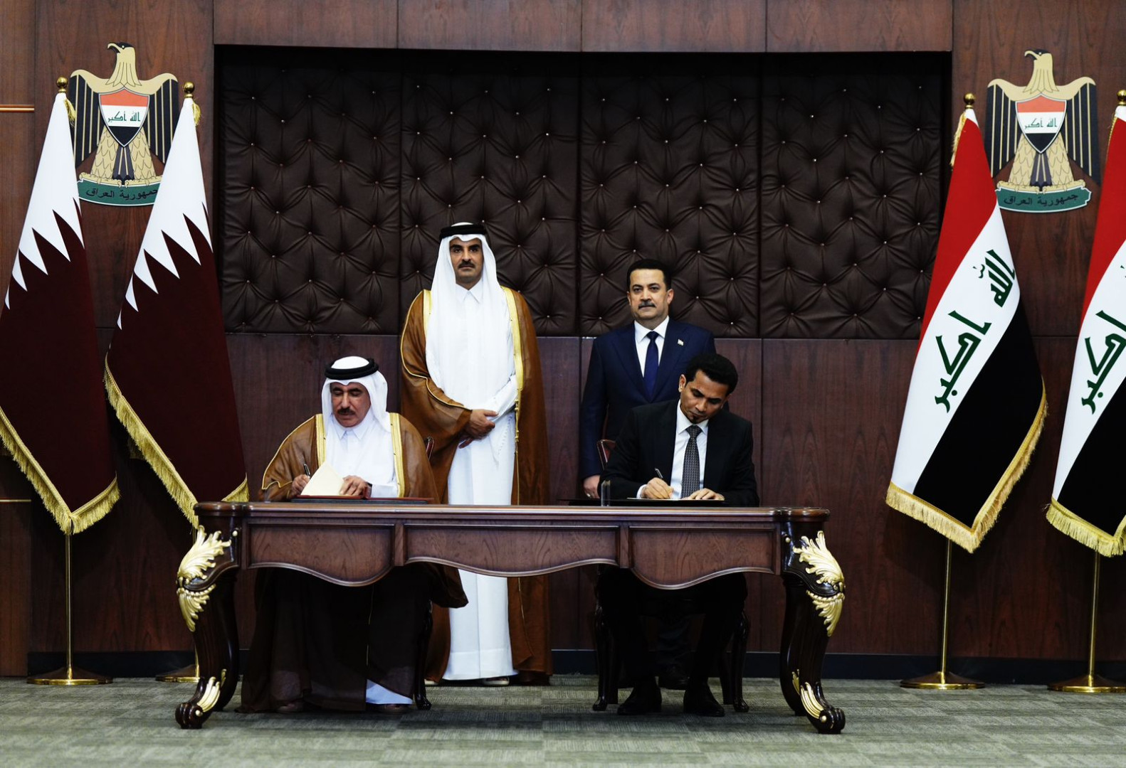PM Al-Sudani Announces Agreements and Hosts Dinner in Honor of Qatari Emir's Visit