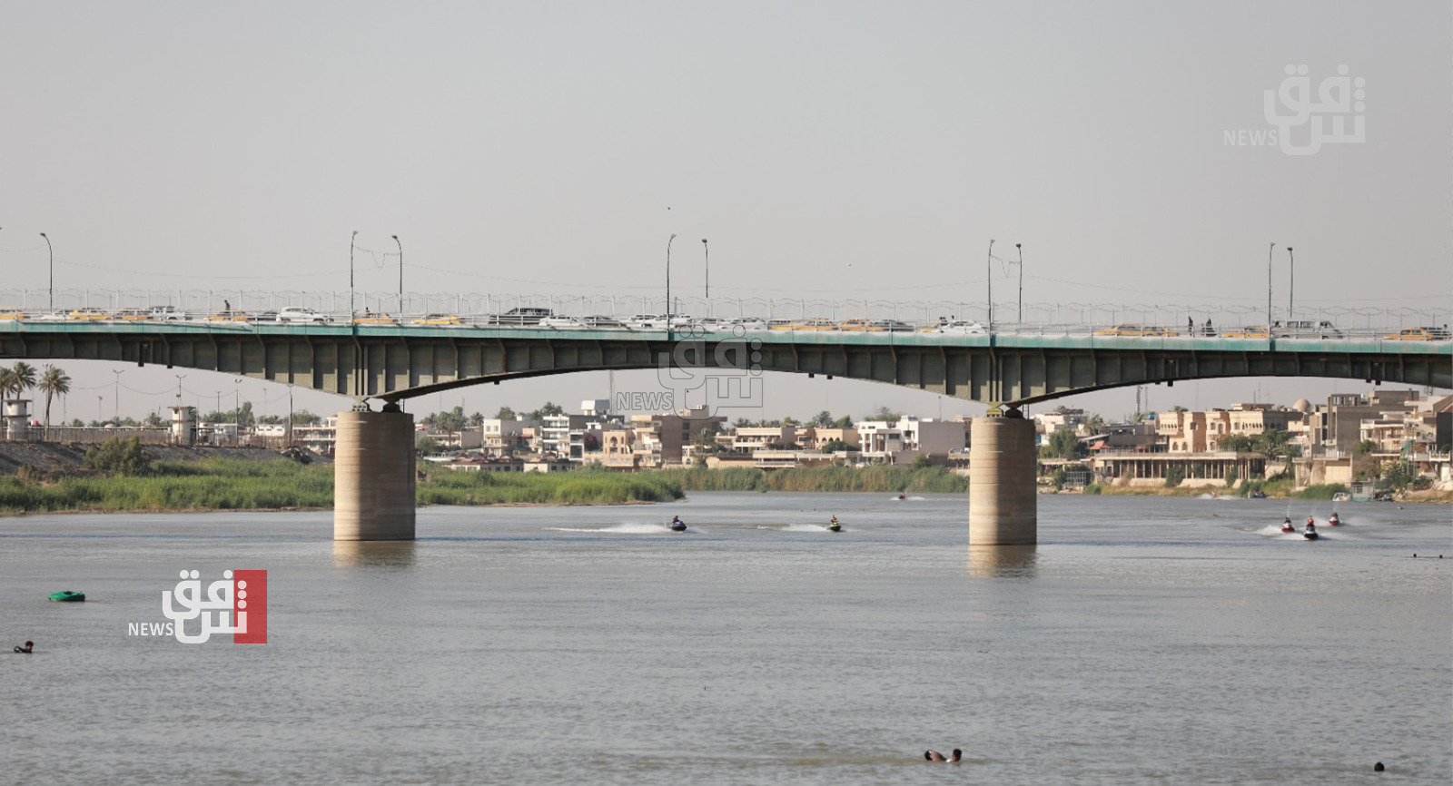 غرق 3 أشخاص قرب جسر الجمهورية وسط بغداد