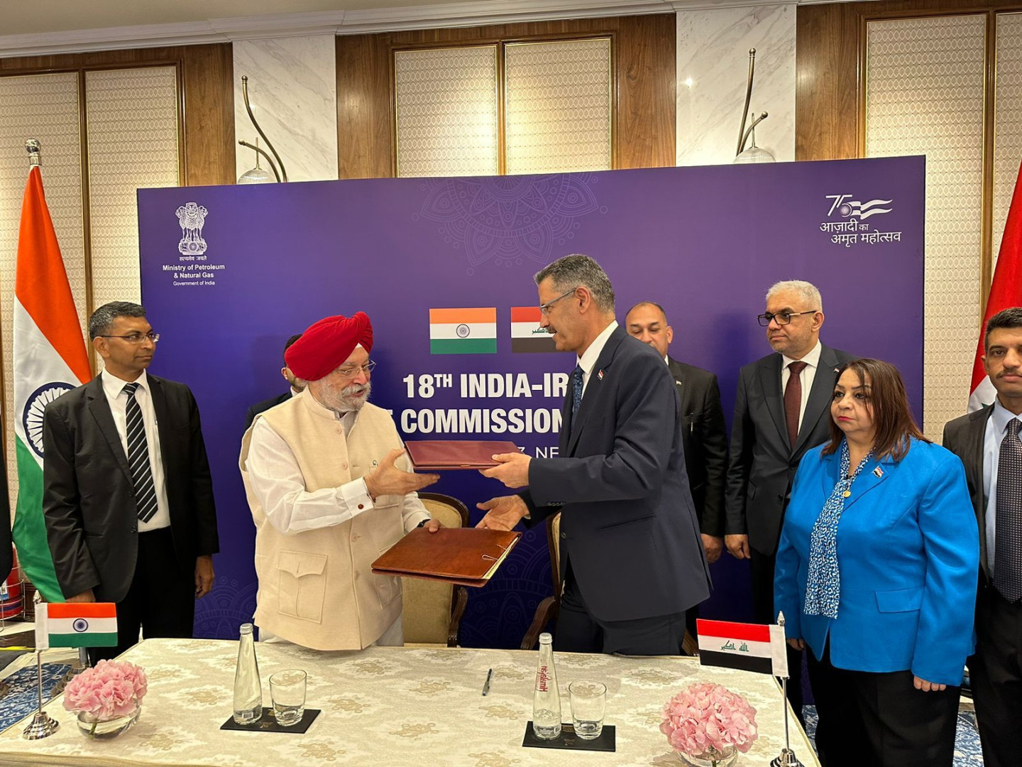 Iraq, India Seek to Enhance Bilateral Ties as Oil Ministers Sign Comprehensive MoU