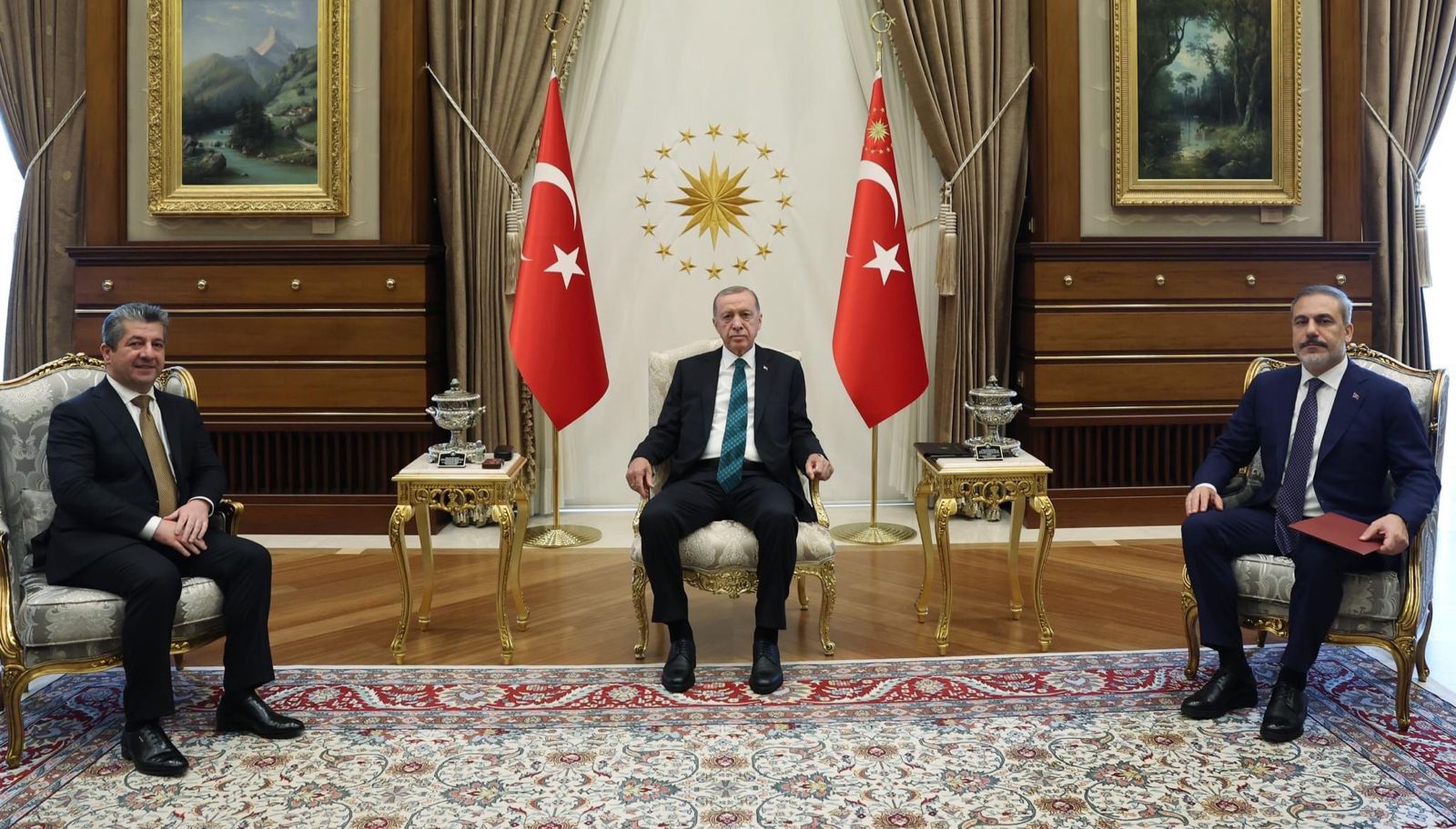 اجتماع بين مسرور بارزاني وأردوغان، هذه تفاصيله