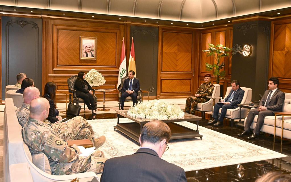 Barzani and US Delegation discuss Peshmerga reforms
