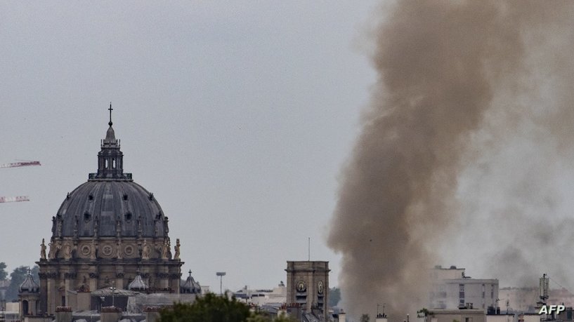 بعد انفجار "غامض".. إصابة 4 أشخاص بانهيار جزئي في مبنى وسط باريس (فيديو)