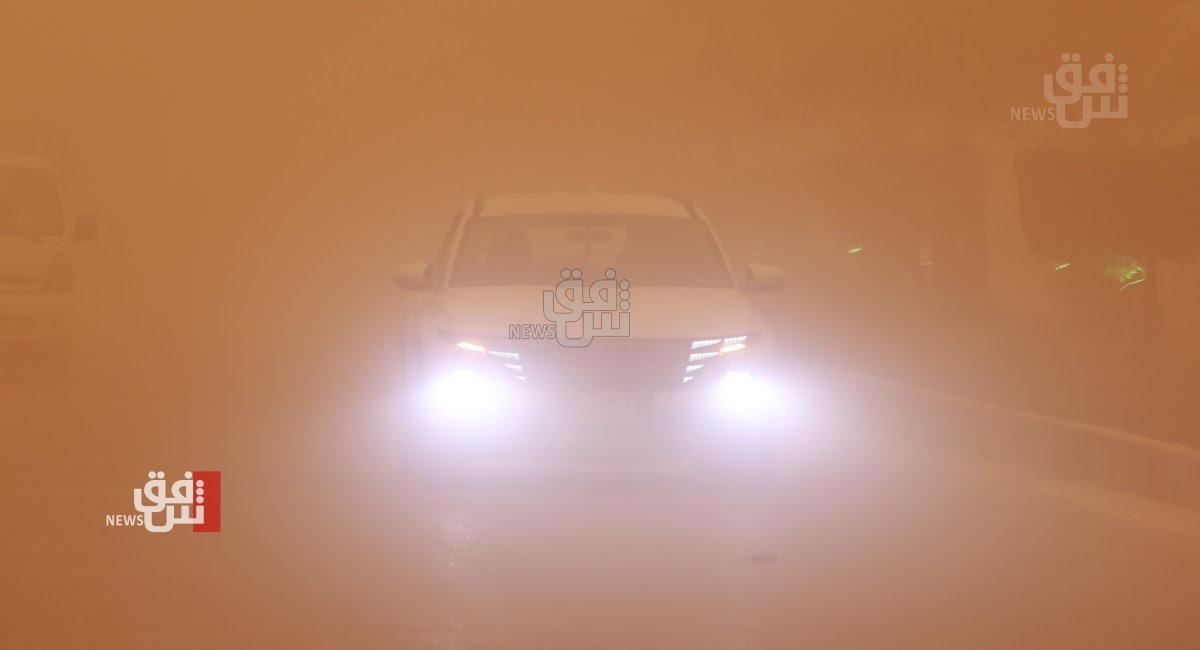 موجة غبار تجتاح مناطق كوردستانية