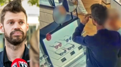 فيديو يرصد زعيم حزب سياسي يسرق نظارة من متجر بمطار في اوسلو