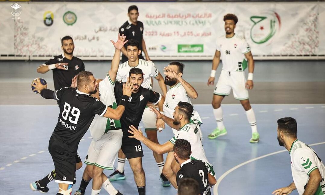 الألعاب العربية: خسارة المنتخب العراقي لكرة اليد يخسر أمام نظيره القطري