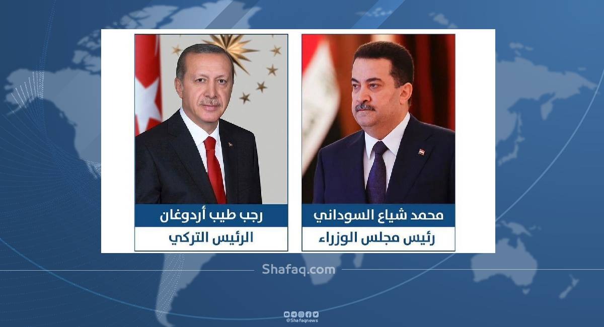 أردوغان يهاتف السوداني ويبدي له إستعداد تركيا للعمل في مشروع طريق التنمية