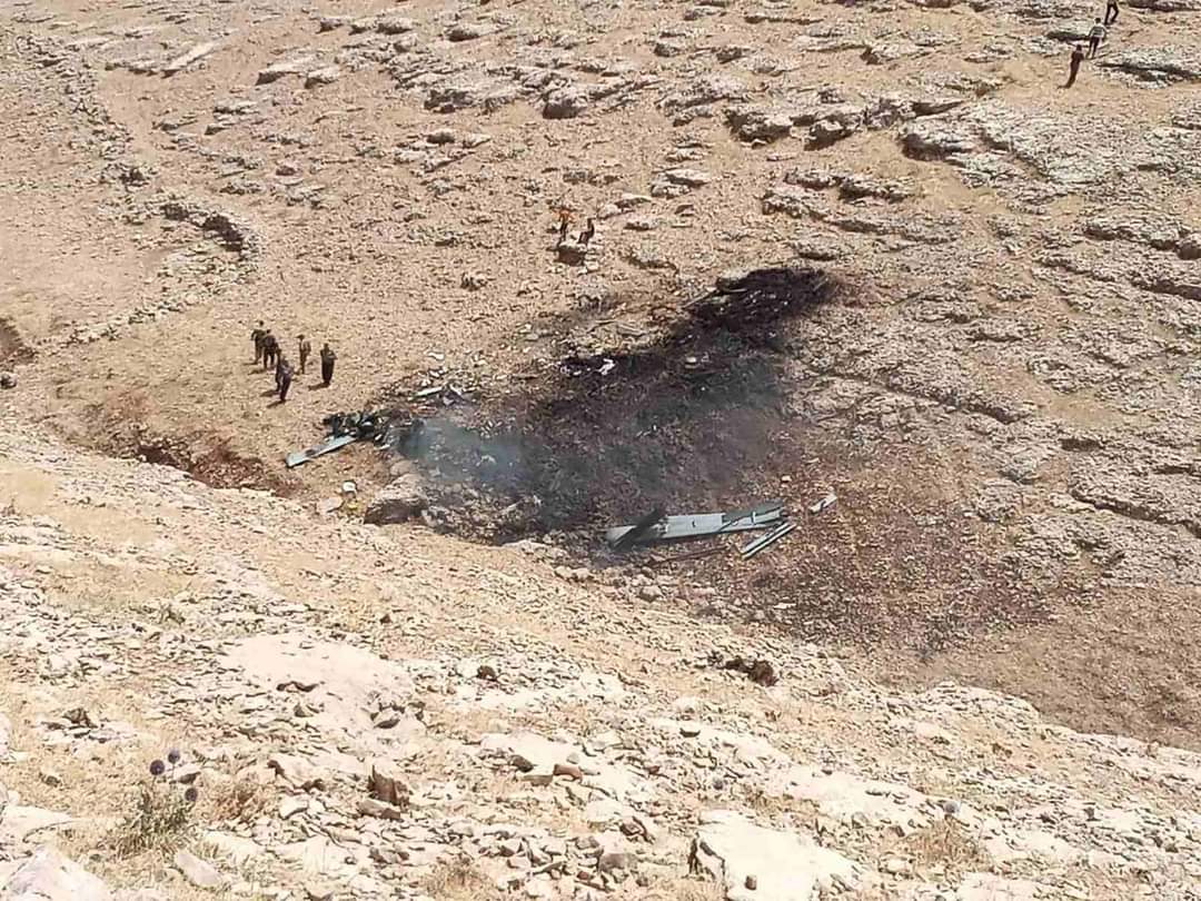 Turkish Drone Crashes in Sulaymaniyah