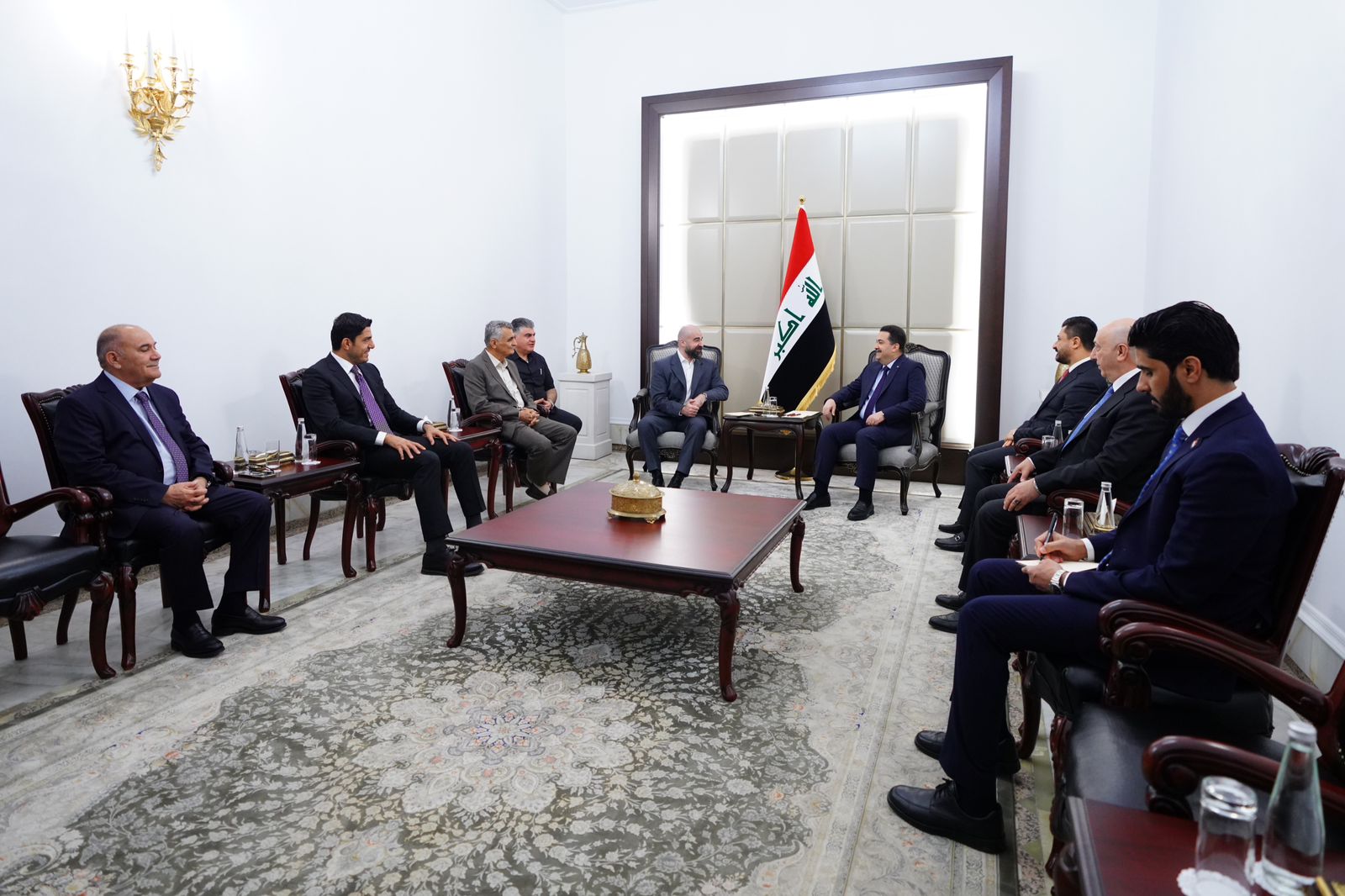 Al-Sudani and Talabani discuss political priorities, democratic consensus