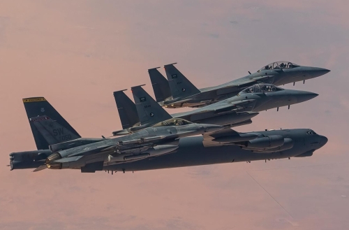 Saudi Ministry of Defense Announces F-15SA Fighter Jet Crash During Training Mission