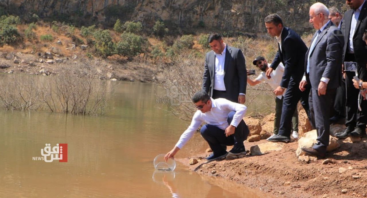 Duhok Releases +75,000 Fish into Khans Dam Lake