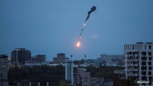 Russian Drone Attacks Ukrainian Capital and Odesa