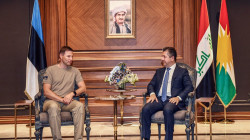 Barzani commends coordination with Estonia