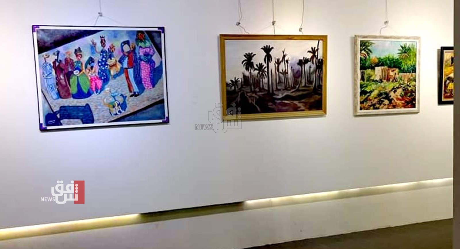 السليمانية تحتضن أول معرض تشكيلي مشترك (صور)