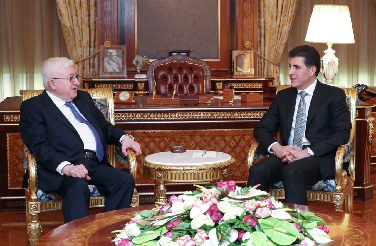 Kurdistan president offers condolences to former president on spouse's passing