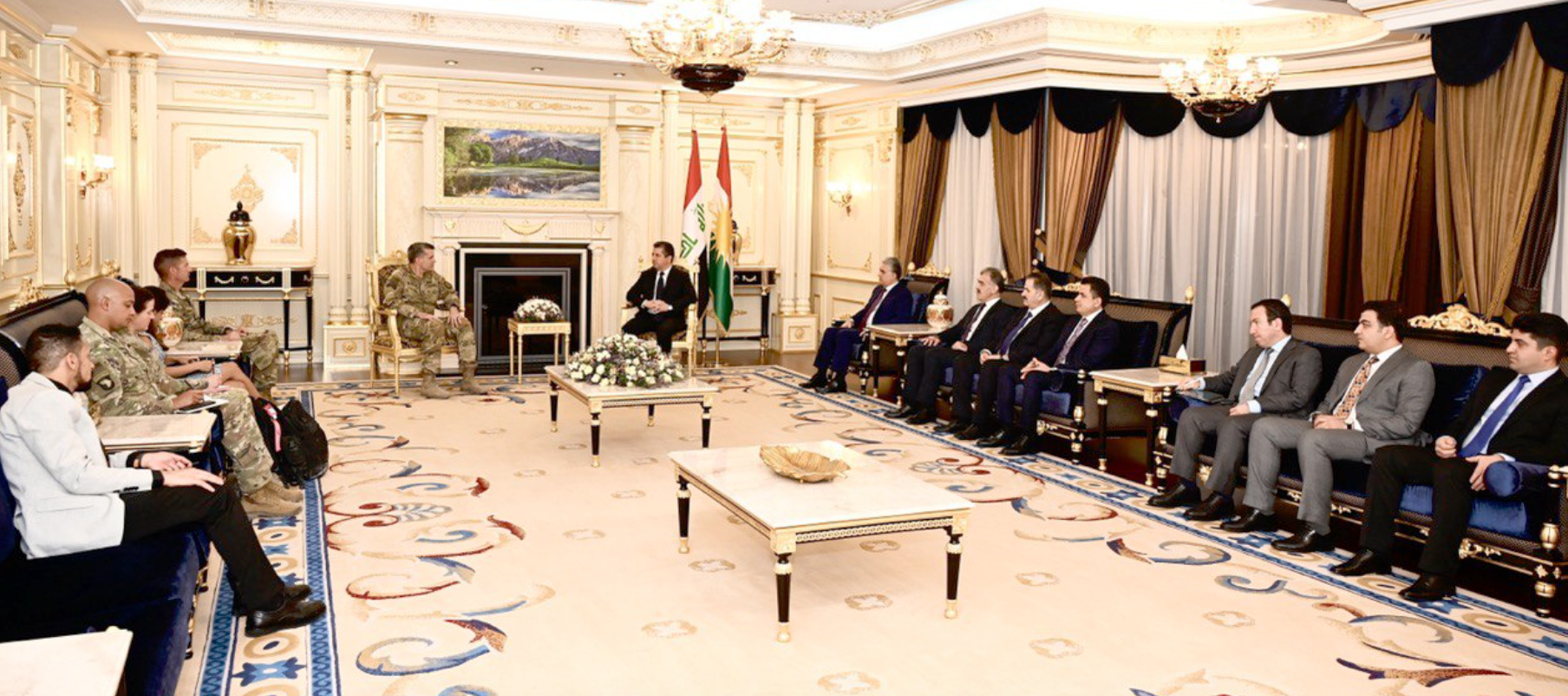 Kurdistan's PM hosts transition meeting with Global Coalition commanders