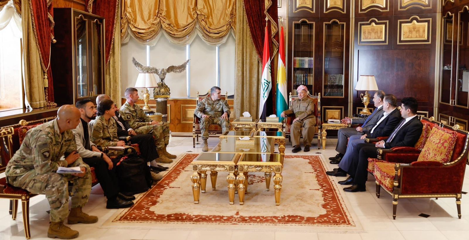 Barzani meets coalition forces to discuss security efforts