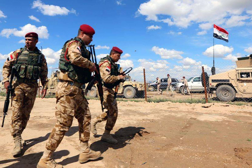 جرحى من الجيش العراقي بانفجار يستهدف مركبة عسكرية جنوبي كركوك