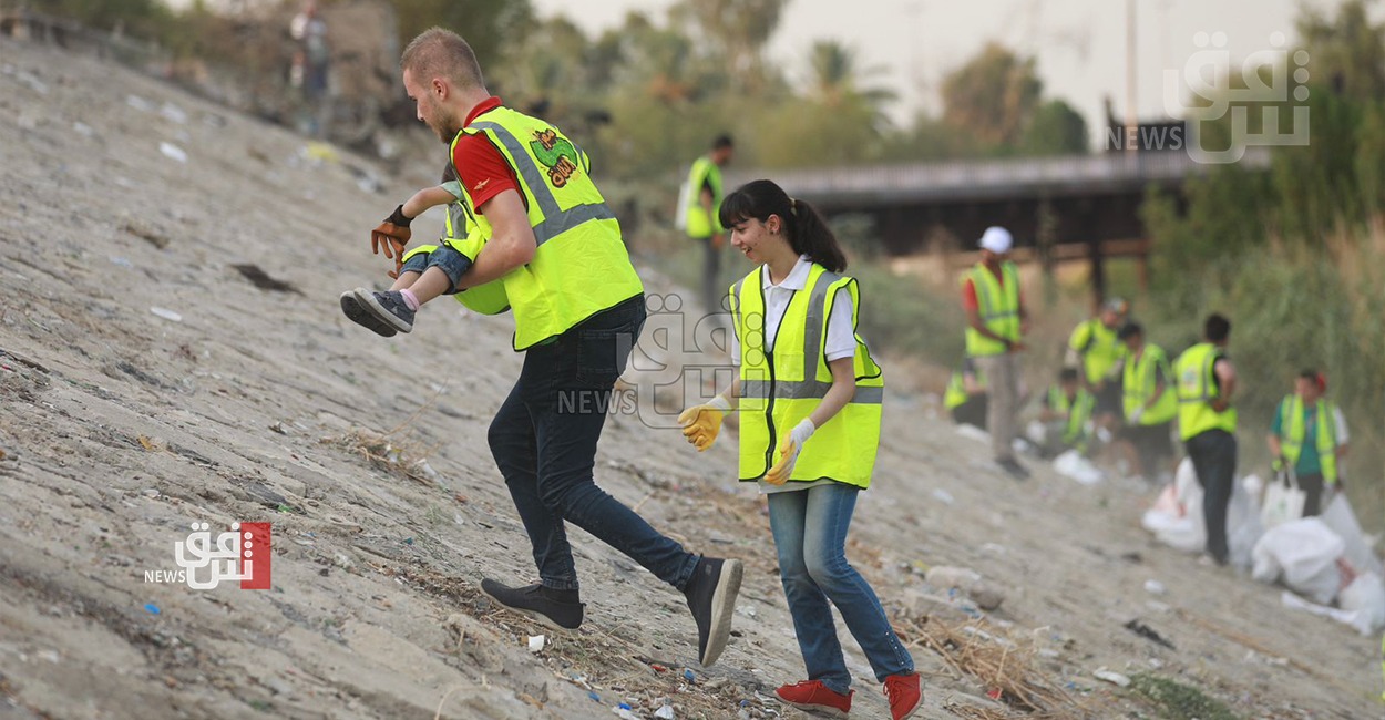 Youth-Led Campaign to Purify Tigris River Banks in Baghdad