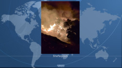 Wildfires ignite across al-Sulaymaniyah due to thunderbolts