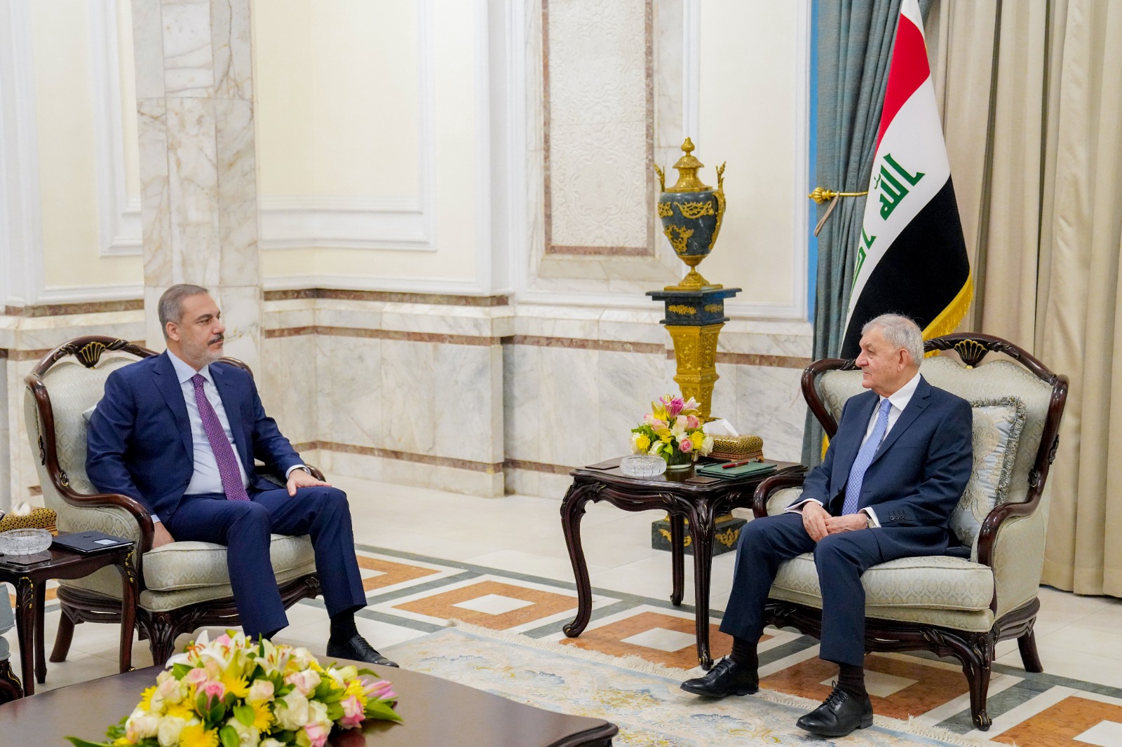وزير الخارجية التركي من بغداد: أردوغان عازم على زيارة العراق