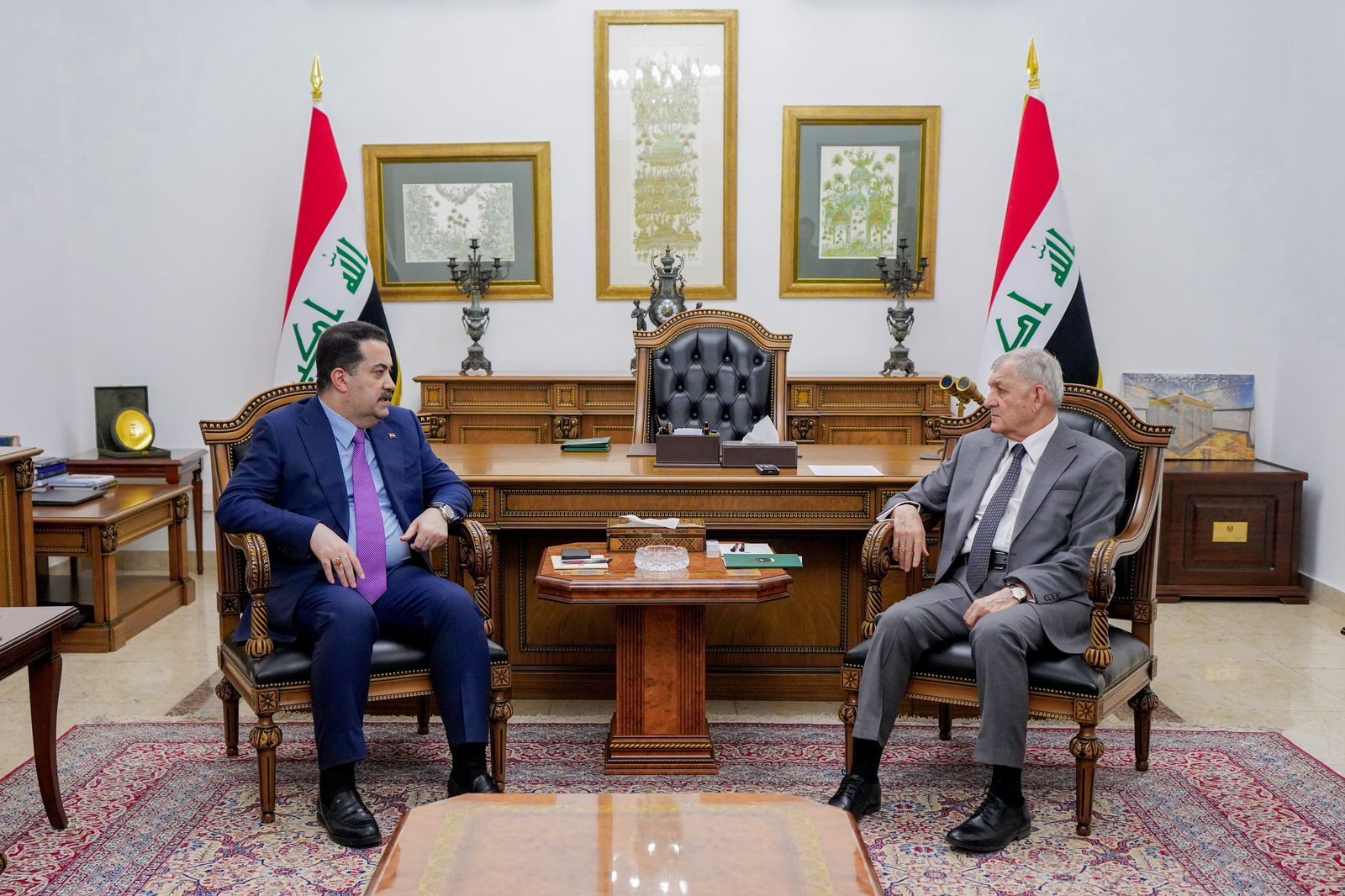 Iraq's President and PM discuss multiple issues in joint meeting