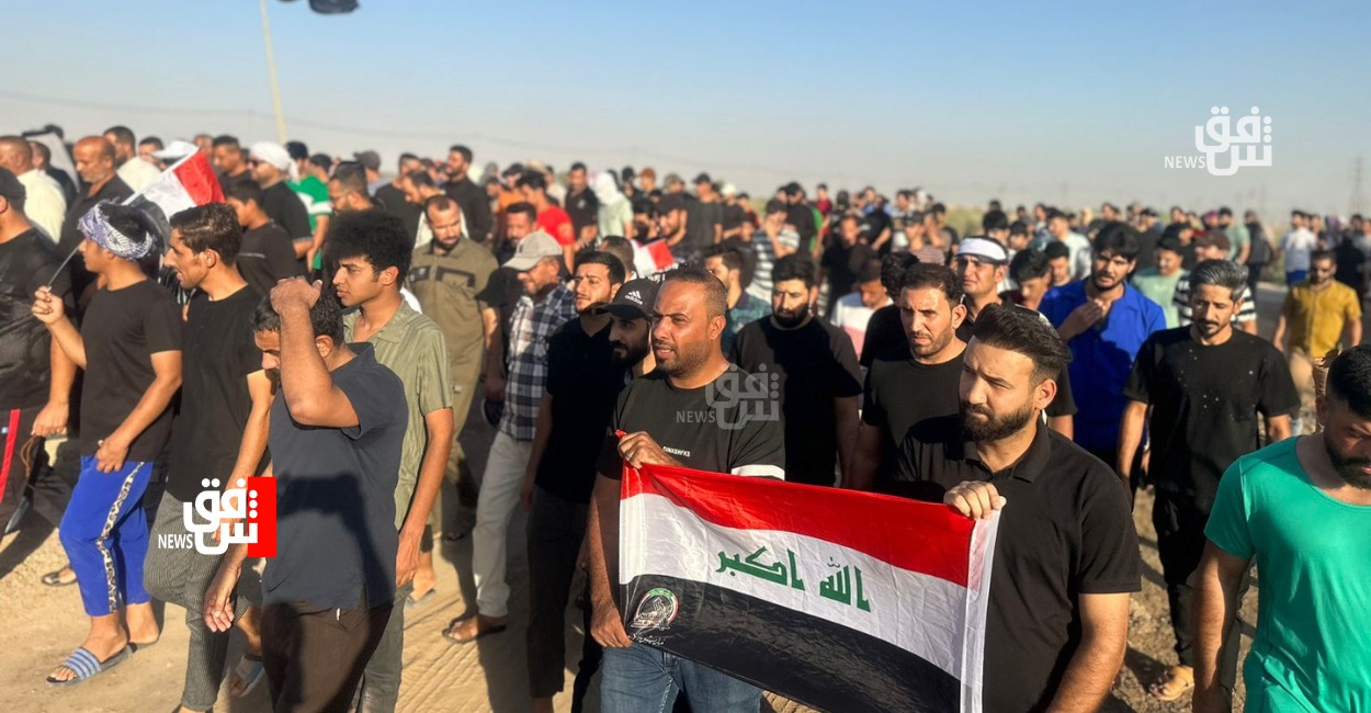 Protesters gather in Wasit, Iraq, demanding end to power outages