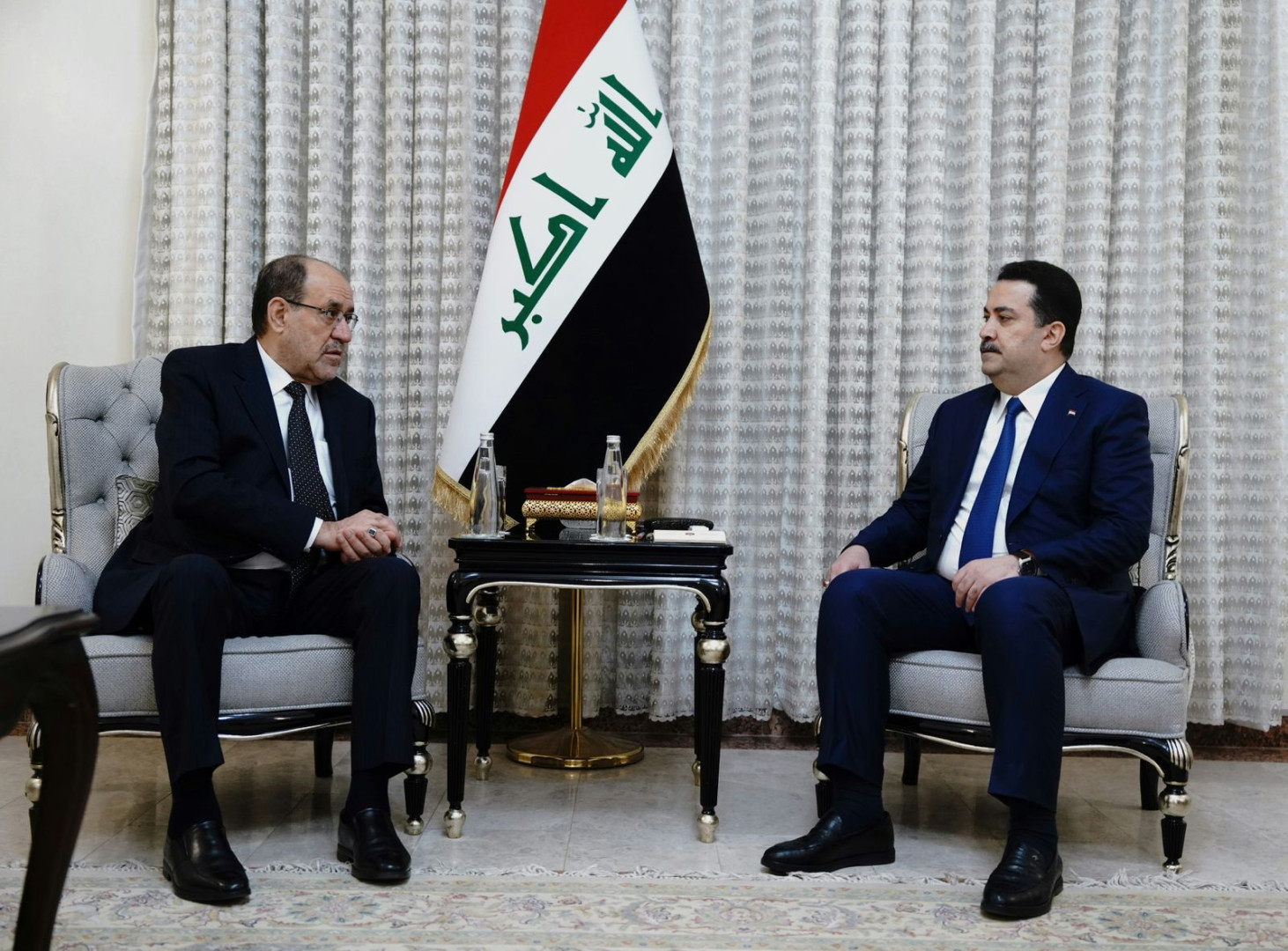 Al-Sudani and Al-Maliki discuss government priorities