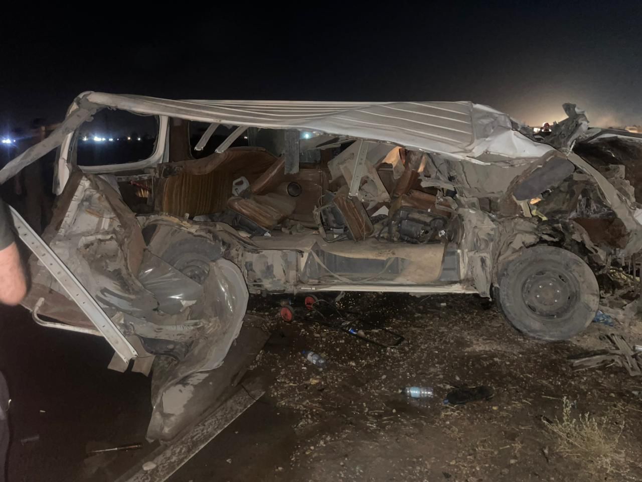 مصرع واصابة اكثر من 30  زائراً ايرانياً بحادث مروع في صلاح الدين