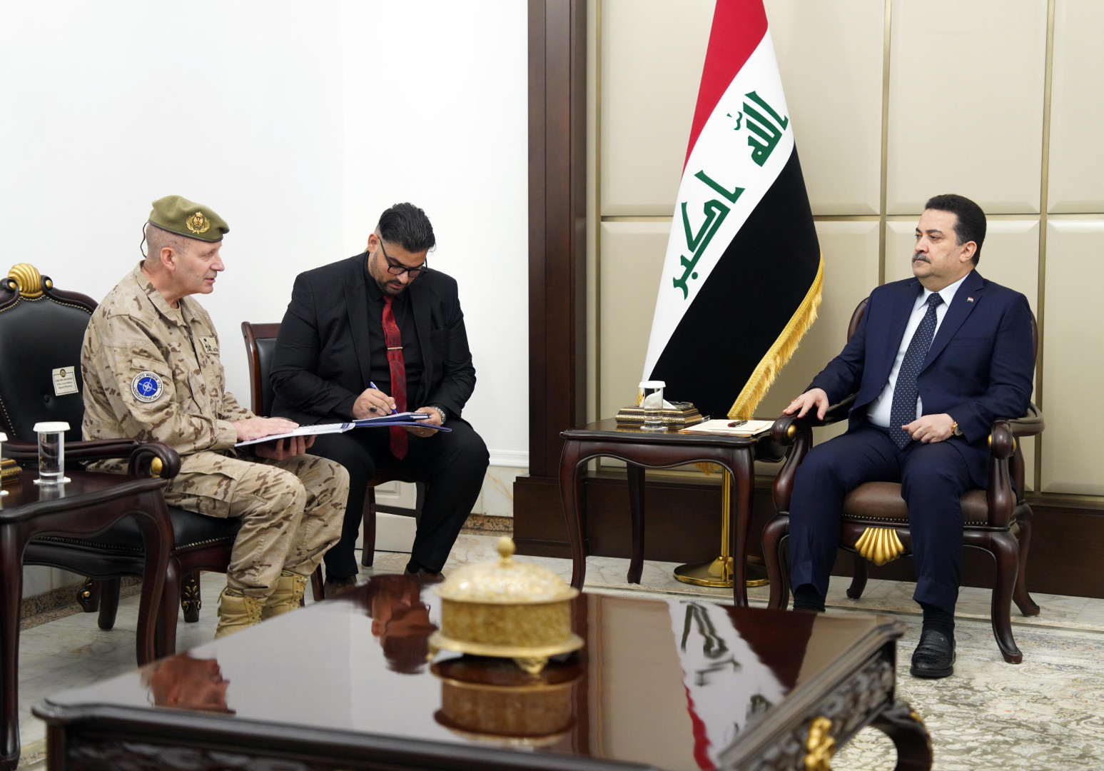 Iraqi PM discusses NATOs role cybersecurity strategy with mission commander