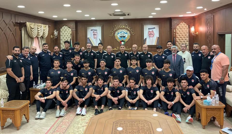 الأولمبي العراقي يصل إلى الكويت استعداداً لتصفيات آسيا