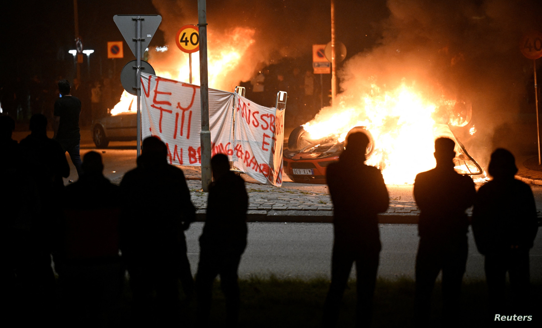 Riots in Sweden as Salwan Momika burns Quran again