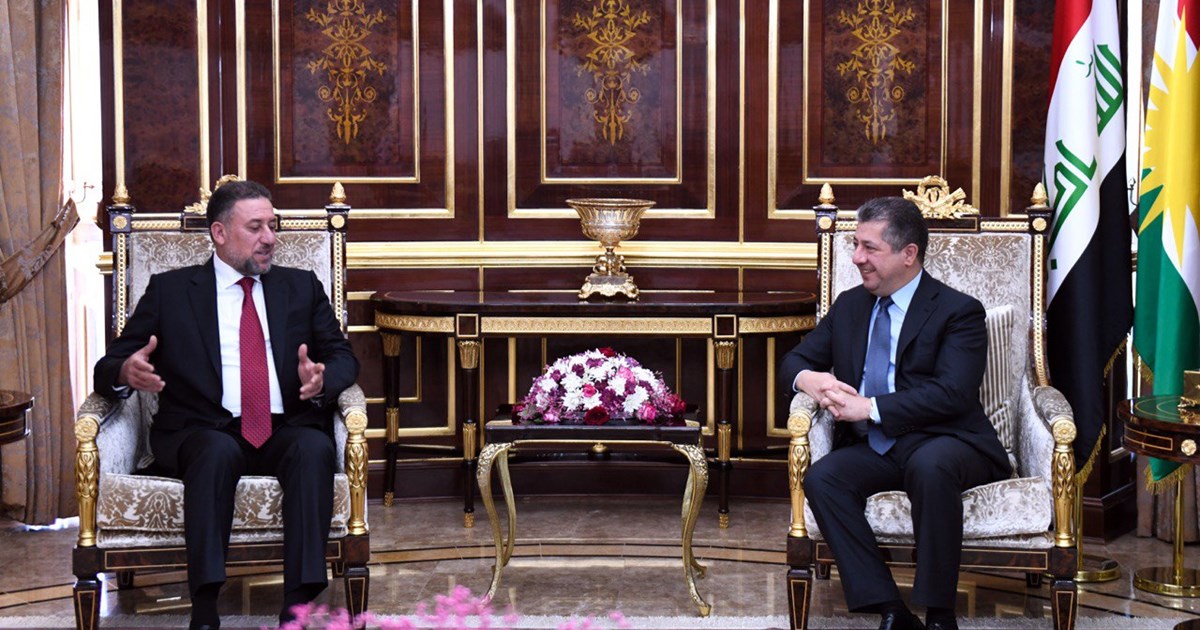 Masrour Barzani and al-Khanjar agree on the necessity of stabilizing the situation in Kirkuk