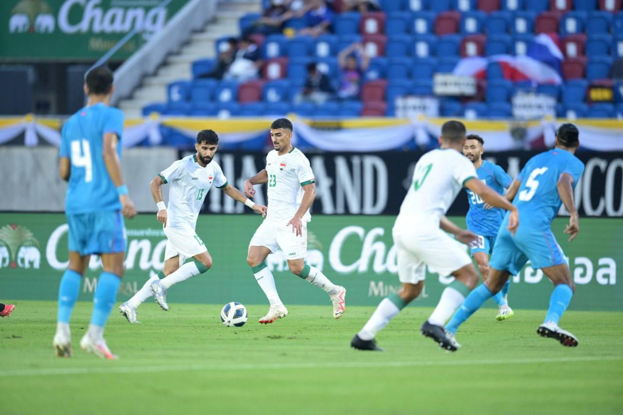 المنتخب العراقي يفوز على نظيره الهندي بركلات الترجيح ببطولة كأس ملك تايلند