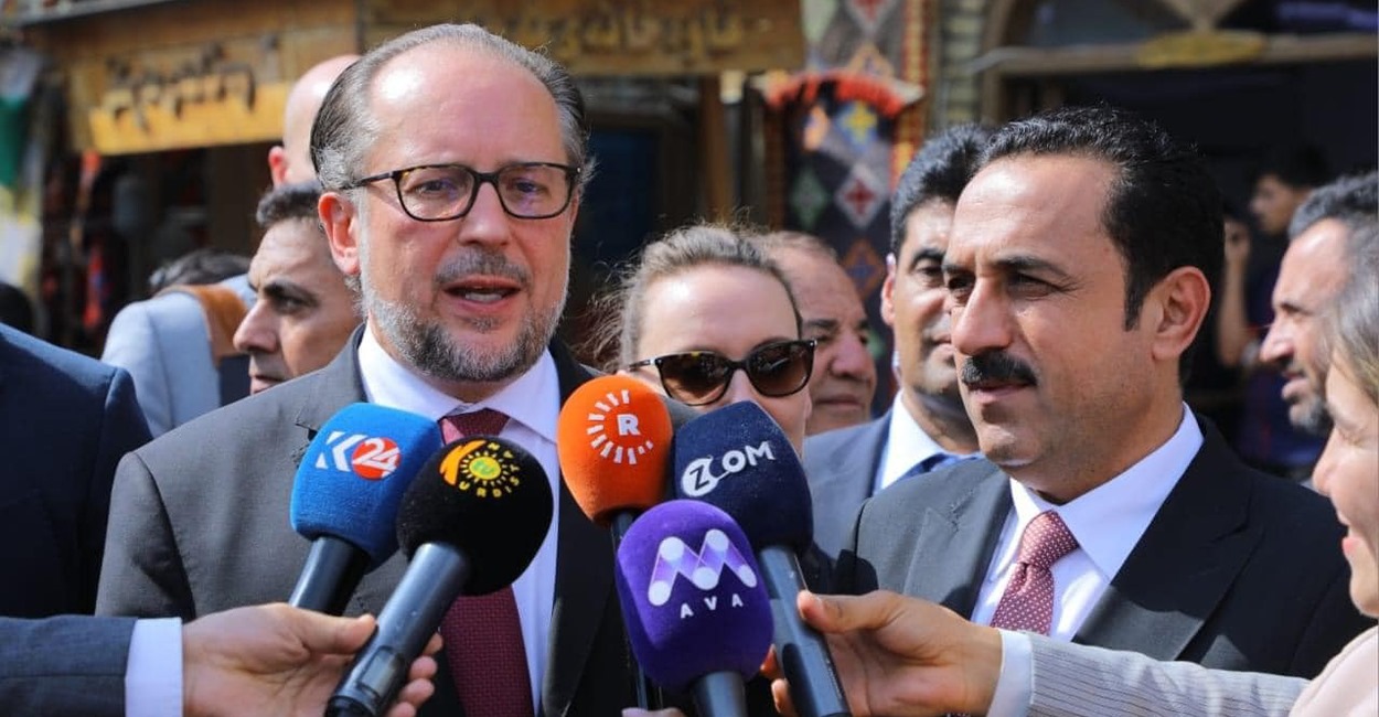 Austrian Foreign Minister expresses optimism over resolving Erbil-Baghdad disputes