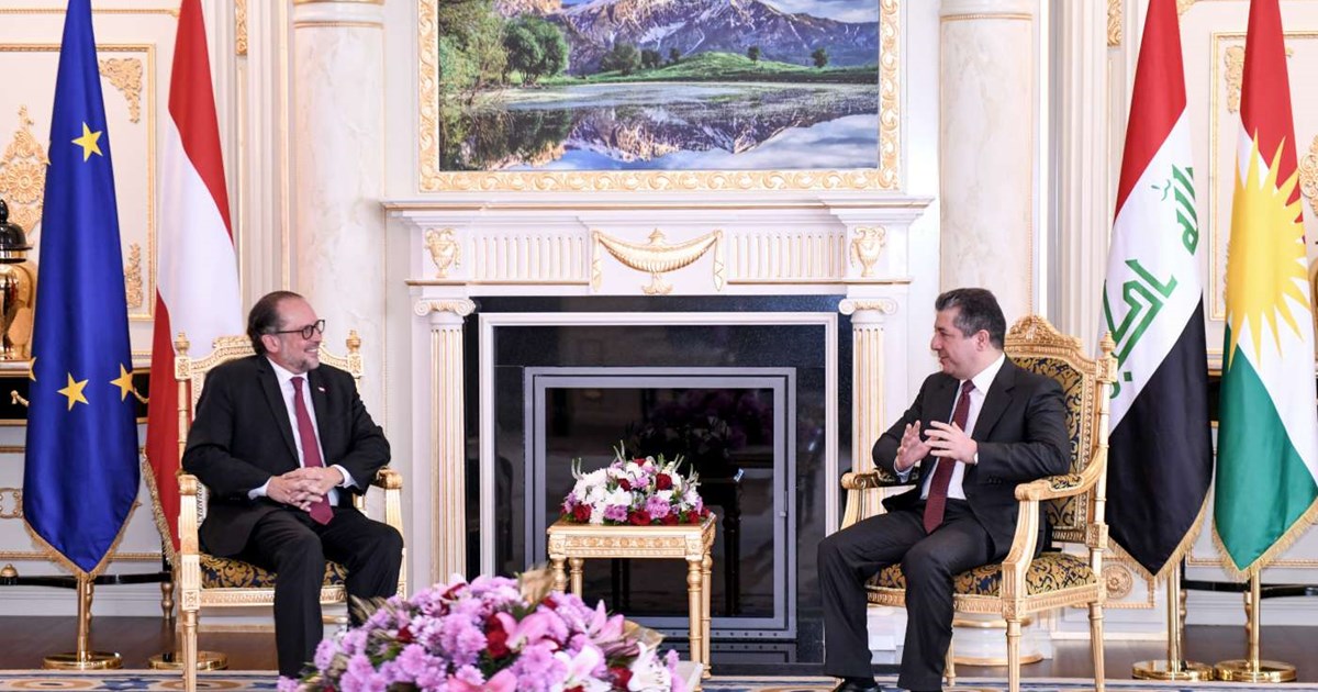 The dispute between Baghdad and Kurdistan tops the negotiating table between Masrour Barzani and Schallenberg