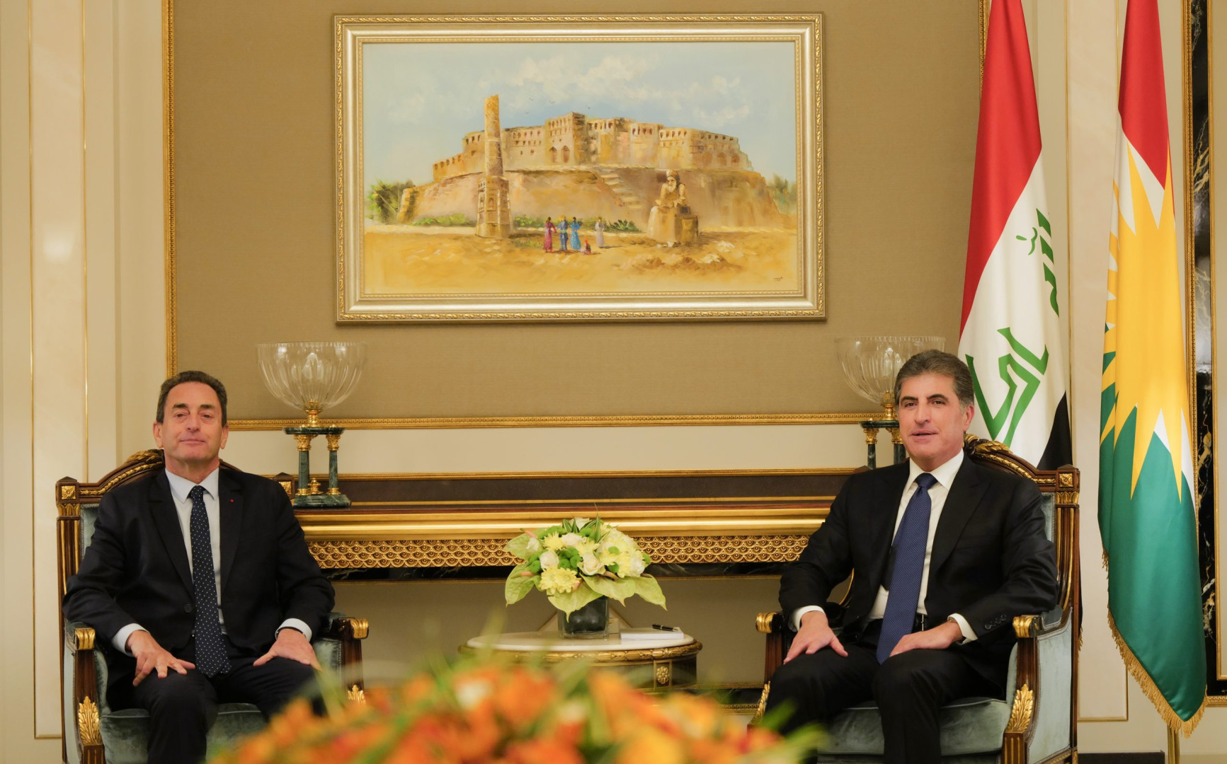 Barzani stresses need for dialogue between Baghdad, Erbil