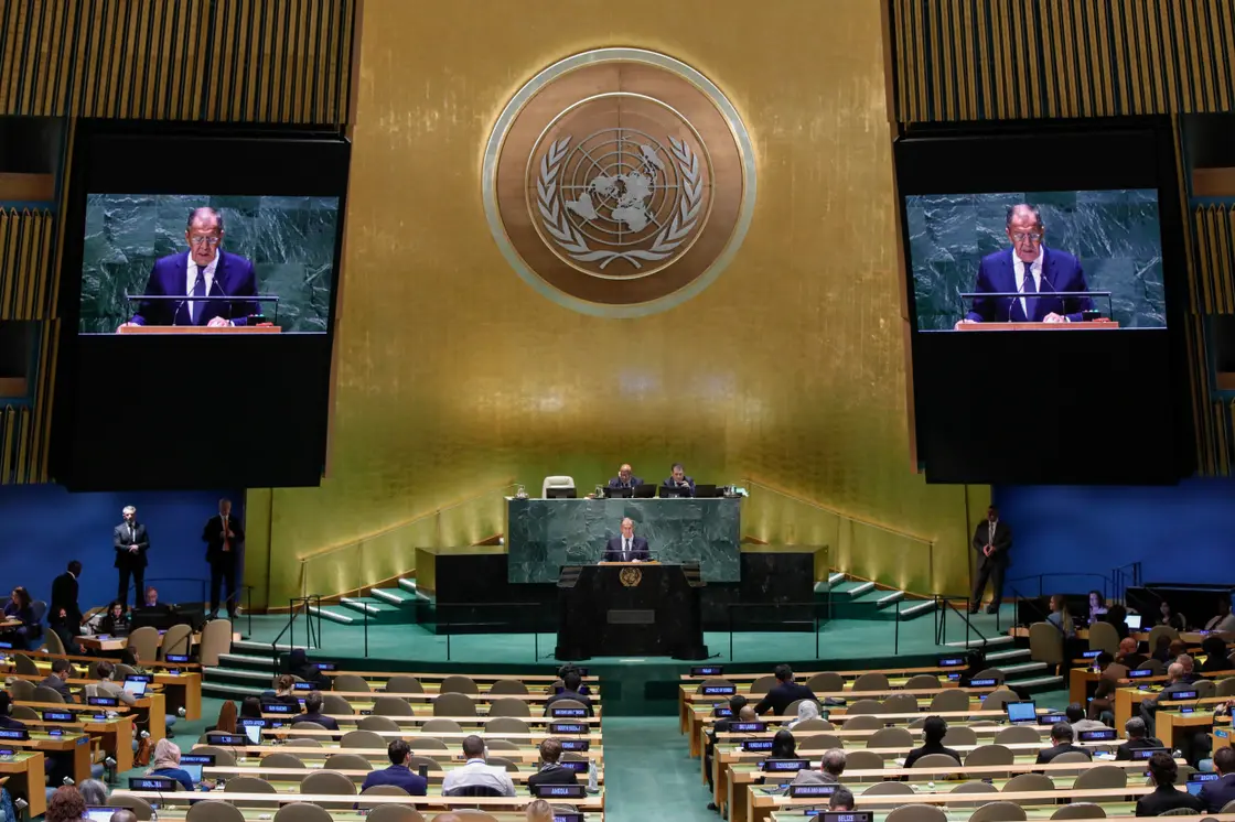 Russian Foreign Minister criticizes West and omits mention of Ukraine in UN Speech
