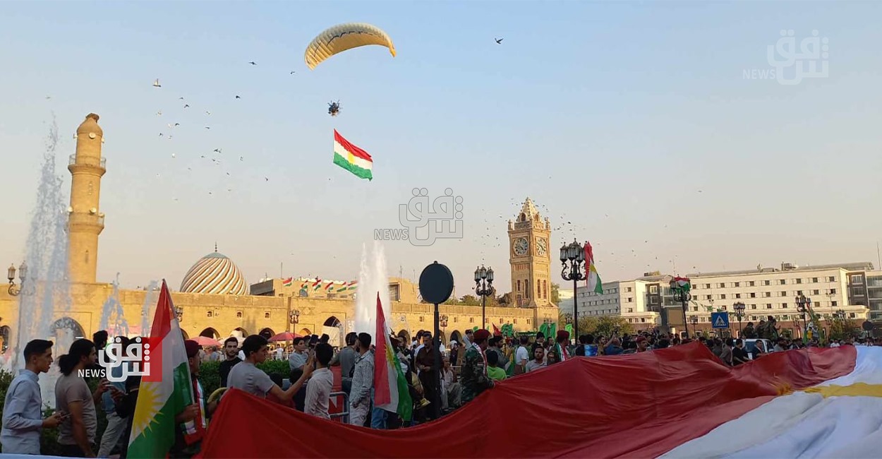 احتفالات في إقليم كوردستان بذكرى الاستفتاء السادسة (صور)