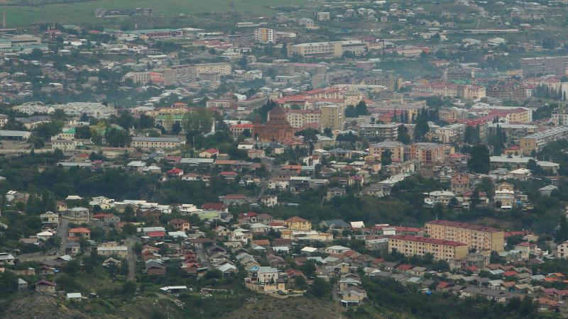 Blast in Nagorno-Karabakh injures, hundreds flee to Armenia