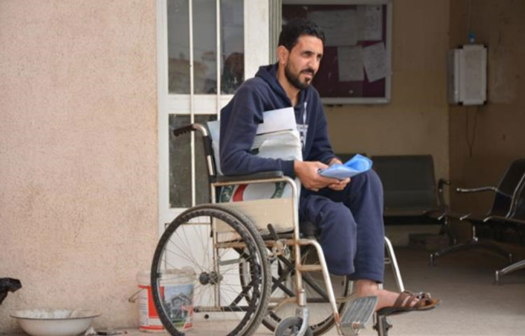 Iraqi Law for persons with disabilities and special needs stalls in Government