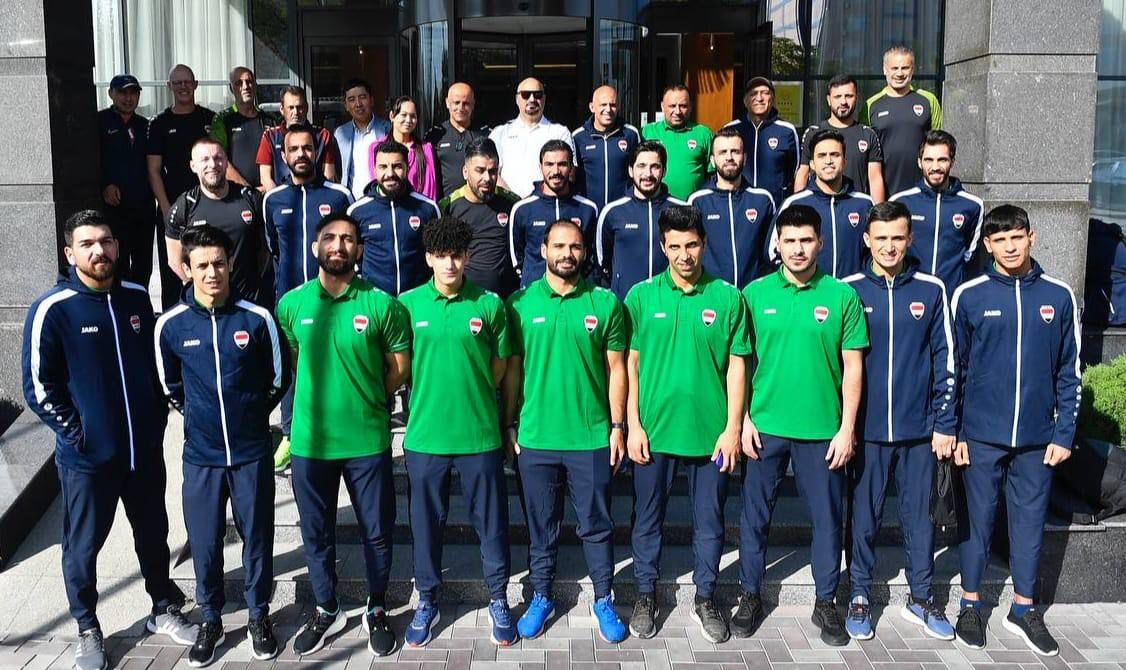 منتخب كرة الصالات العراقي يصل أوزبكستان للمشاركة بتصفيات آسيا