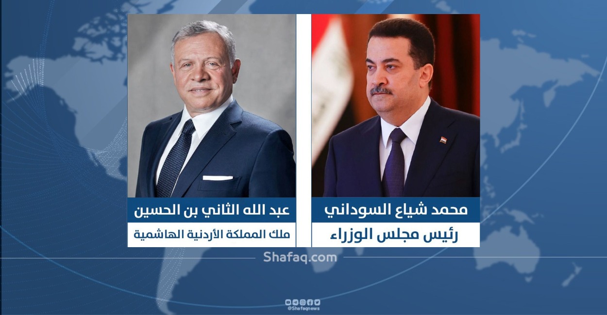 Iraq's PM discusses Palestinian developments with Jordan's King Abdullah II