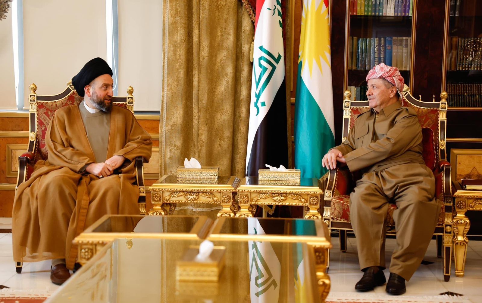 Masoud Barzani, Ammar al-Hakim discuss efforts for political reconciliation